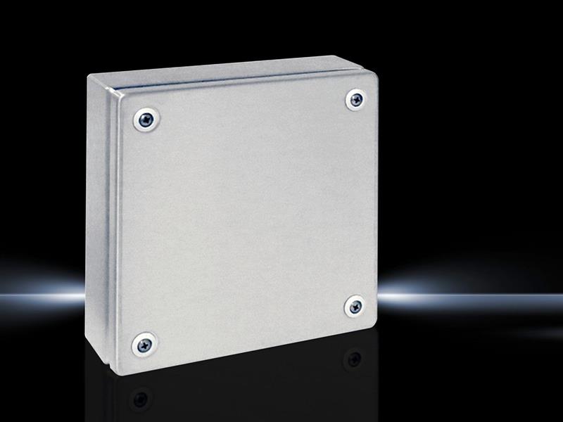 Rittal KL 1523.010 KL Terminal box, WHD: 200x200x80 mm, Stainless steel 14301, without mounting plate, with cover, without gland plate Turkey