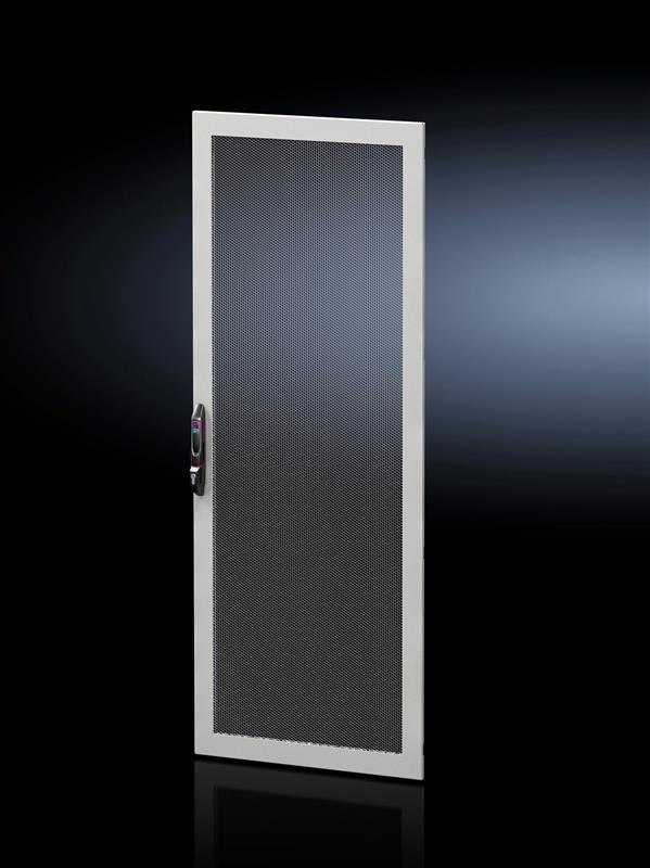 Rittal DK 5301.571 Sheet steel door, one-piece, ventilated for VX IT, to replace existing doors The vented surface area is approx 85% perforated For enclosure width 800 mm, for enclosure height 2,000 mm Turkey