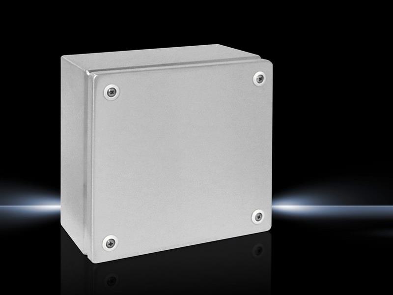 Rittal KL 1528.010 KL Terminal box, WHD: 200x200x120 mm, Stainless steel 14301, without mounting plate, with cover, without gland plate Turkey