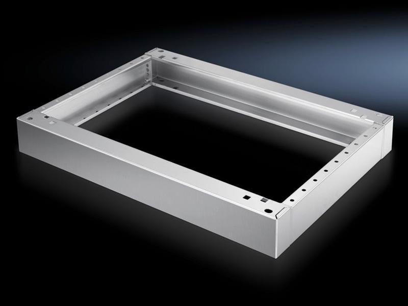 Rittal SO 2867.000 TP Base/plinth, complete, for one-piece console, WHD: 1000x100x400 mm, Stainless steel 14301 Turkey