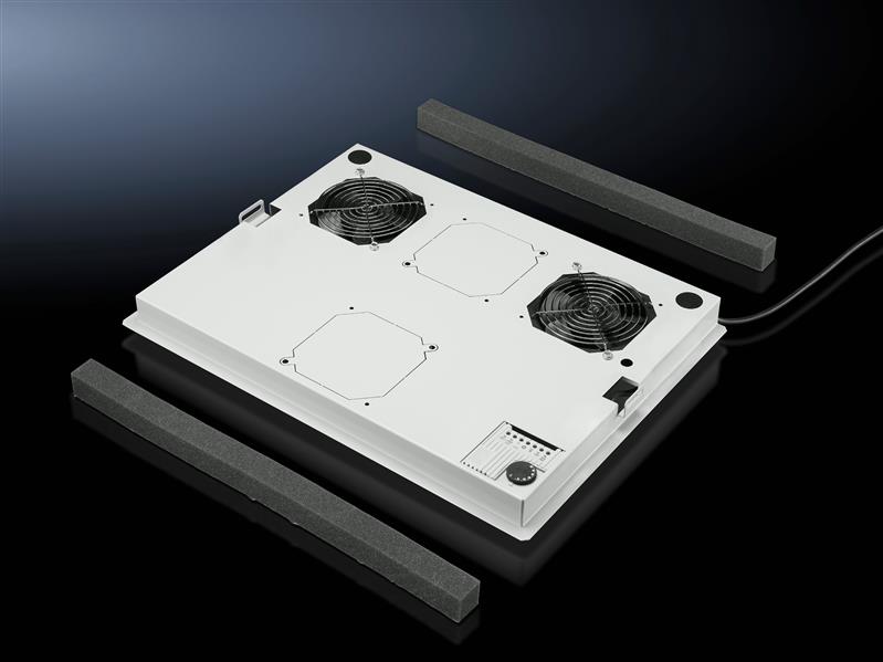 Rittal DK 7966.035 DK Fan mounting plate, WxD: 600x600 mm, 230 V, 1 ~, 50/60 Hz, For TS Turkey