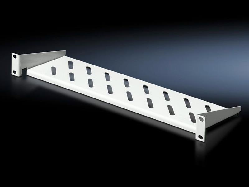 Rittal DK 7119.140 DK Component shelf, WHD: 482,6x1 Ux140 mm, 10 kg, static, distance between levels:, static installation, For 4826 mm (19