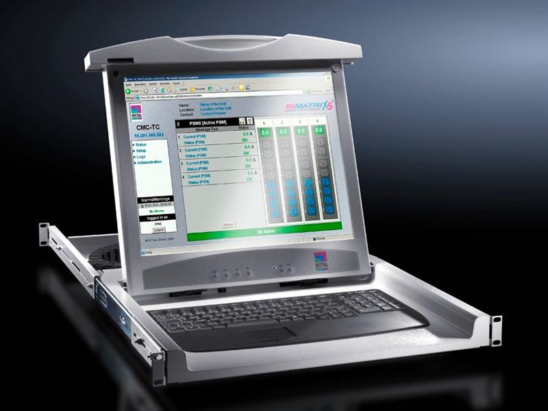 Rittal DK 9055.412 DK Monitor/keyboard unit, WHD: 4826 mm (19
