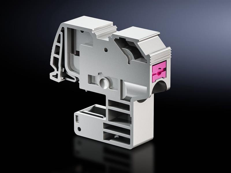 Rittal SV 3456.505 SV Conductor connection clamp, 1,5-16 mm² (Push-in), for bar thickness 10 mm Turkey