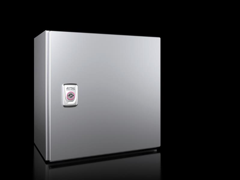 Rittal AX 1003.000 AX Compact enclosure, WHD: 300x300x210 mm, stainless steel 14301, with mounting plate, single-door, with one cam lock Turkey