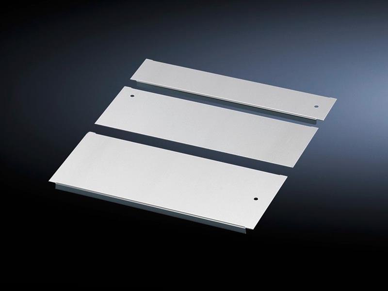 Rittal DK 5502.530 DK Gland plate set, solid gland plate, with sliding panel, multi-piece, WxD: 800x800 mm, for TS IT, TX CableNet, sheet steel, zinc-plated Turkey