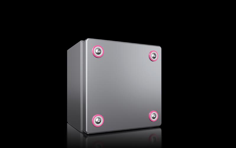 Rittal KX 1564.000 KX Terminal box, WHD: 150x150x120 mm, stainless steel 14301, without mounting plate, with cover, with quick-release fasteners Turkey