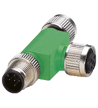 Pepperl+Fuchs V15S-TEE-V15 T-Splitter M12 socket to M12 plug / M12 socket 5-pin A-coded Turkey