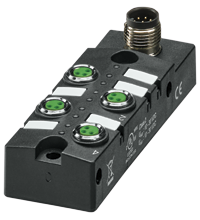 Pepperl+Fuchs V3-4A-E2-V19 Splitter box 4 x M8 single allocation, with 8-pole M12 plug Turkey