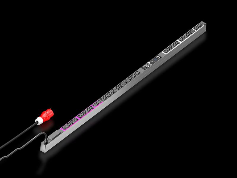 Rittal DK 7979.240 PDU metered 16A/3P CEE 36xC13+6xC19, DK PDU metered, Compact basic power distributor incl energy mearsuremnt per phase, with network interface and display, WHD: 44x1895x70 mm Turkey