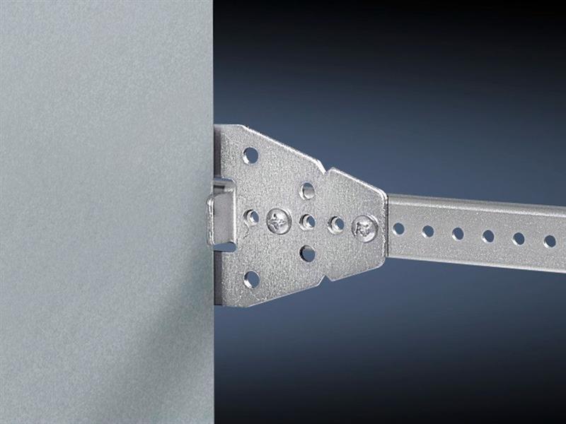 Rittal TS 4593.000 TS Mounting plate attachment, installation: all-round/set forward on a 25 mm pitch pattern Turkey