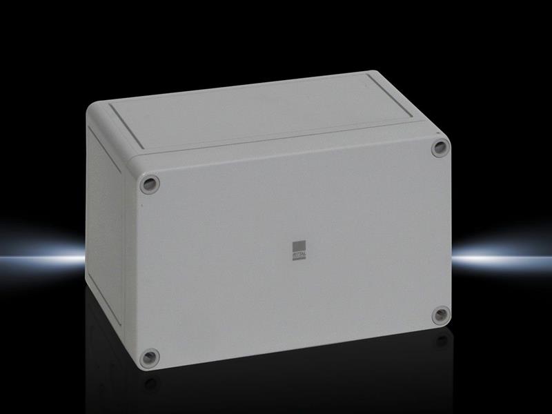 Rittal PK 9514.000 PK Polycarbonate enclosure, WHD: 180x110x90 mm, fibreglass-reinforced polycarbonate, without knockouts, with grey cover Turkey