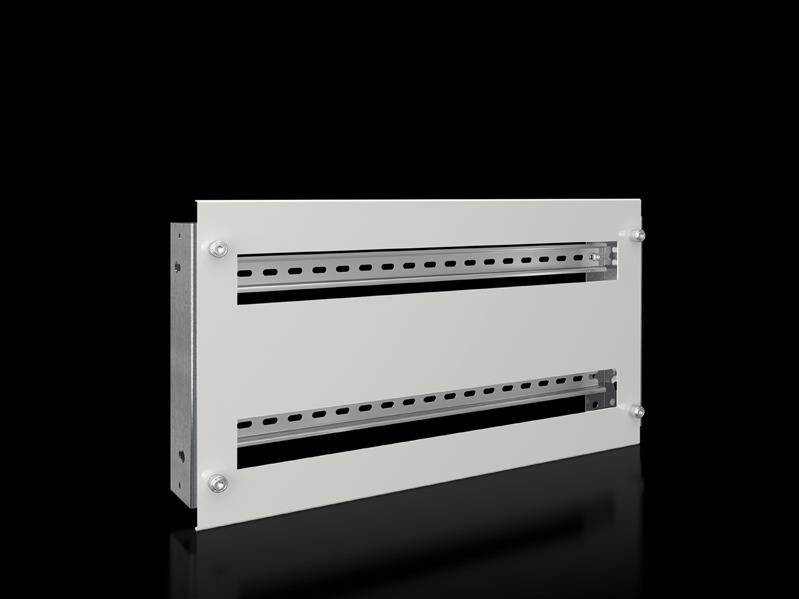 Rittal SV 9683.763 SV Support frame, for DIN rail-mounted devices, 2 x 24 pitch units, WH: 500x295 mm, for VX (W: 600 mm) Turkey