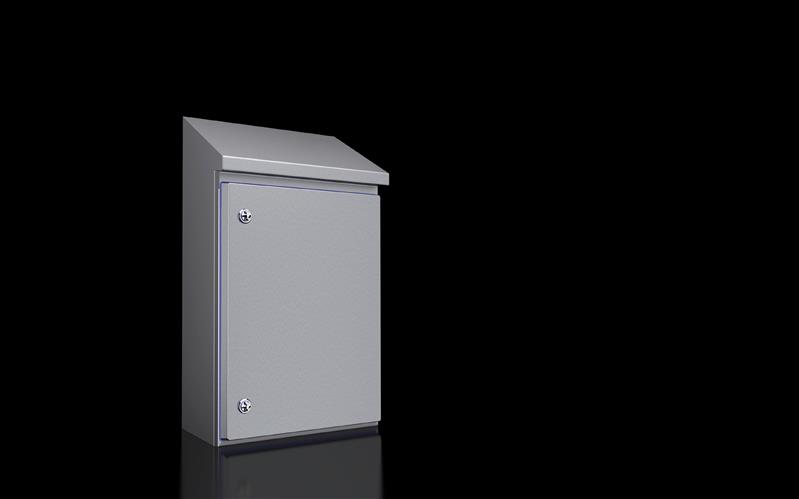 Rittal HD 1305.600 HD Compact enclosure, WxHxD: 390x550(H1)x669(H2)x210 mm, stainless steel, 14301, with mounting plate, with hinged door and silicone seal Turkey