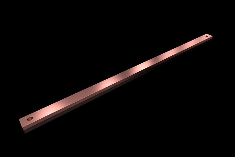 Rittal SV 9686.538 SV PE/PEN busbar E-Cu, WH: 30x10 mm, L: 700 mm Turkey