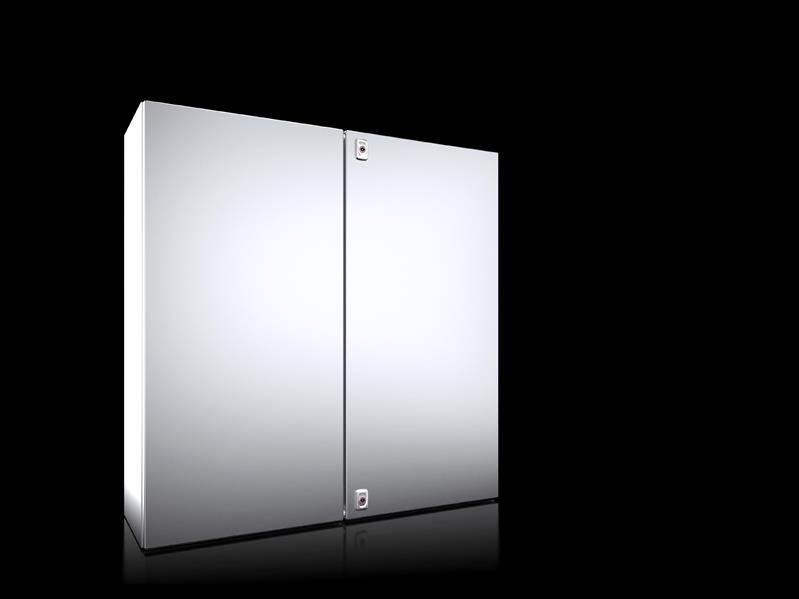 Rittal AX 1018.000 AX Compact enclosure, WHD: 1000x1000x300 mm, stainless steel 14301, with mounting plate, two-door, with two cam locks Turkey