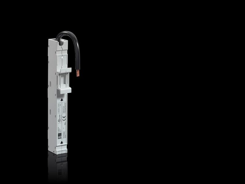 Rittal SV 9635.381 SV component adaptor 63 A, 690 V (AC), 1-pole (variant L1), connection cable AWG 8, WH: 18 x 160 mm Turkey