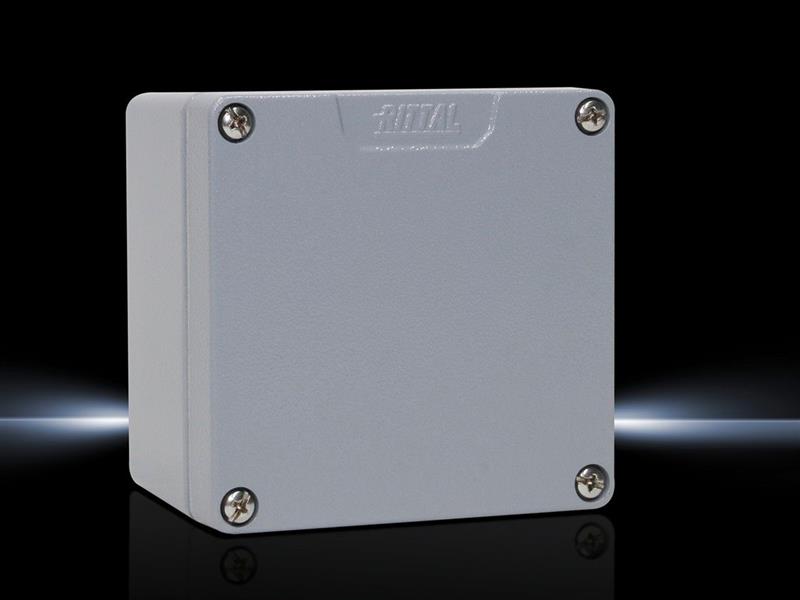 Rittal GA 9108.210 GA Cast aluminium enclosure, WHD: 122x120x80 mm, Cast aluminum, without mounting plate, with cover Turkey