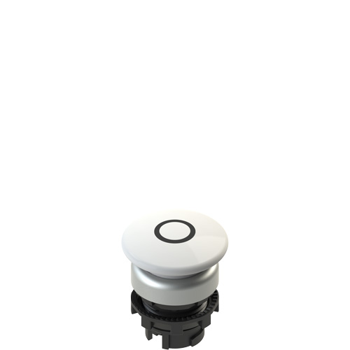Pizzato E2 1PL2F249L1 Illuminated white mushroom pushbutton, with marking Turkey