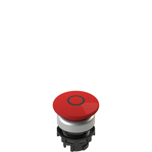 Pizzato E2 1PL2F349L1 Illuminated red mushroom pushbutton, with marking Turkey