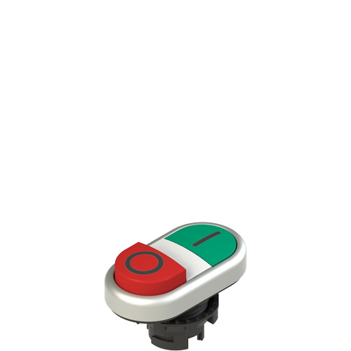 Pizzato E2 1PDSL9AAAD Double lower projecting pushbutton, with marking Turkey