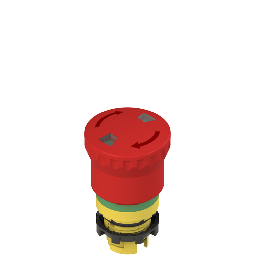 Pizzato E2 1PERF4731 Turn to release emergency pushbutton with mechanical indicator with green marking dotted line Turkey