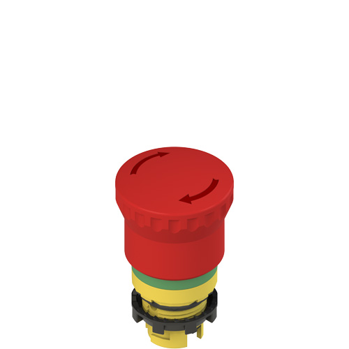 Pizzato E2 1PERZ4731 Turn to release emergency pushbutton with green marking dotted line Turkey