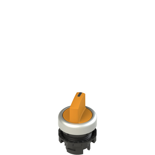 Pizzato E2 1SE12ACA89AB Short handle selector, 2 positions orange with marking Turkey