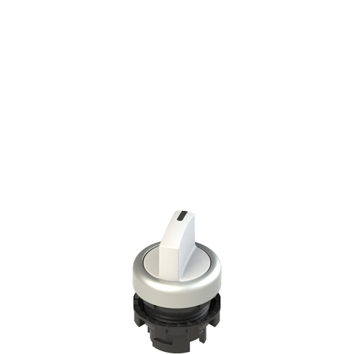Pizzato E2 1SL12ECD29AB Illuminated short handle selector, 2 positions white with marking Turkey