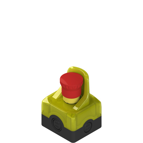 Pizzato ES AC31683 Housing with 24 Vdc yellow illuminated guard and buzzer Turkey