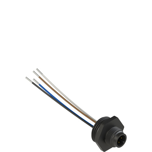 Pizzato VF CNP4PM M12 plastic male wired connector, 4 poles, for PG 13,5 threads Turkey