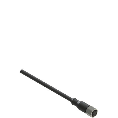 Pizzato VF CA8UD5M-X M12 female wired connector: straight, 8 poles, PUR cable and stainless steel hex ring nut Turkey