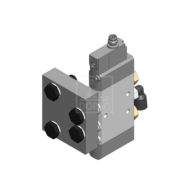 Dopag 1006944 Solenoid valve plate for plug 4 pole M8x1 Turkey