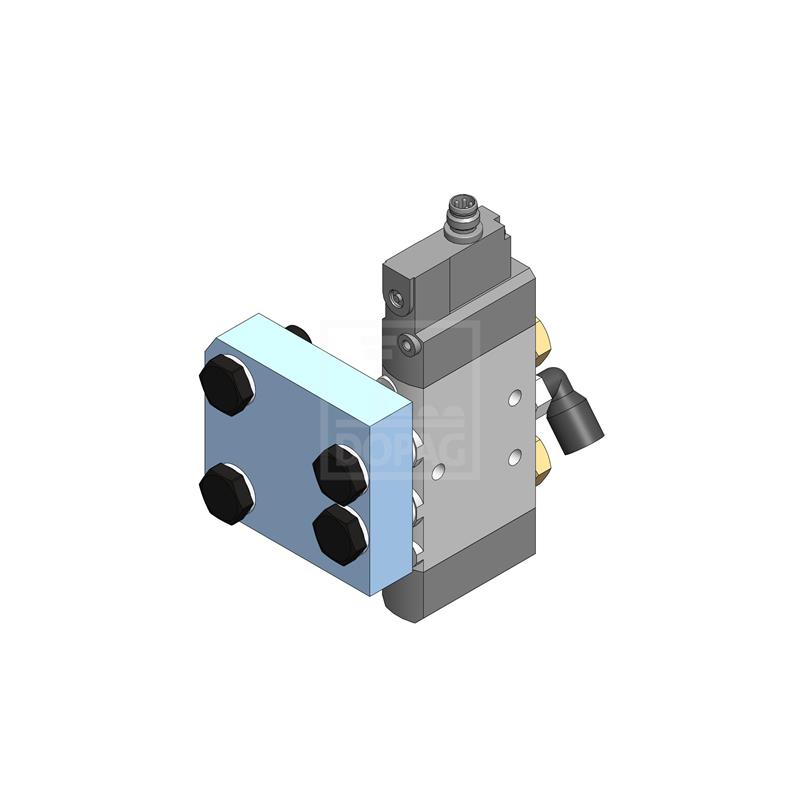 Dopag 1009627 Solenoid valve plate for plug 4 pole M8x1 Turkey