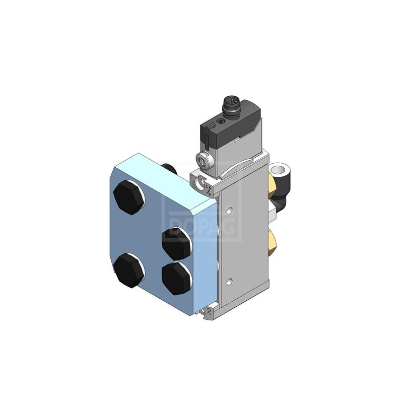 Dopag 1012081 Solenoid valve plate for plug 3 pole M8x1 Turkey