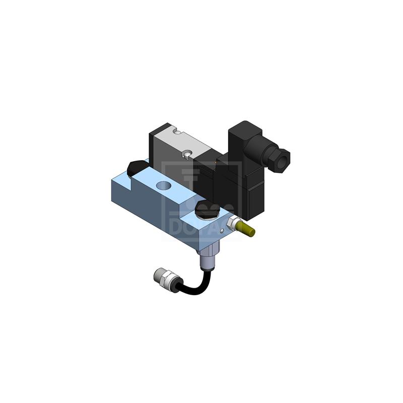 Dopag 1021026 Solenoid valve plate with industrial plug type CI Turkey