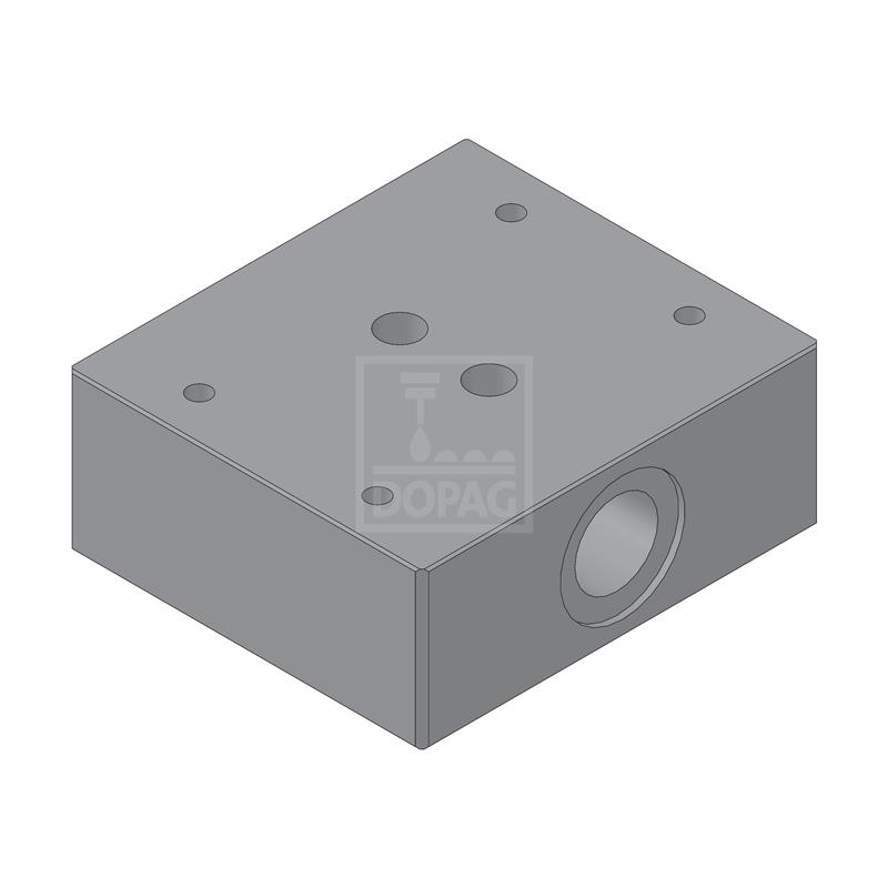 Dopag 31.02.059 Mounting plate G 1/2