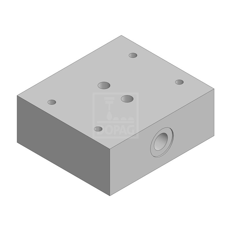 Dopag 31.02.100 Mounting plate G 1/4