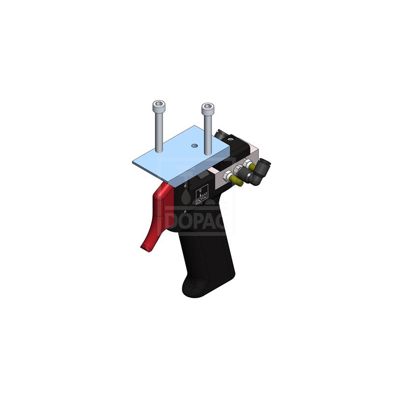 Dopag 401.01.14 Handle pneumatic with mounting plate Turkey