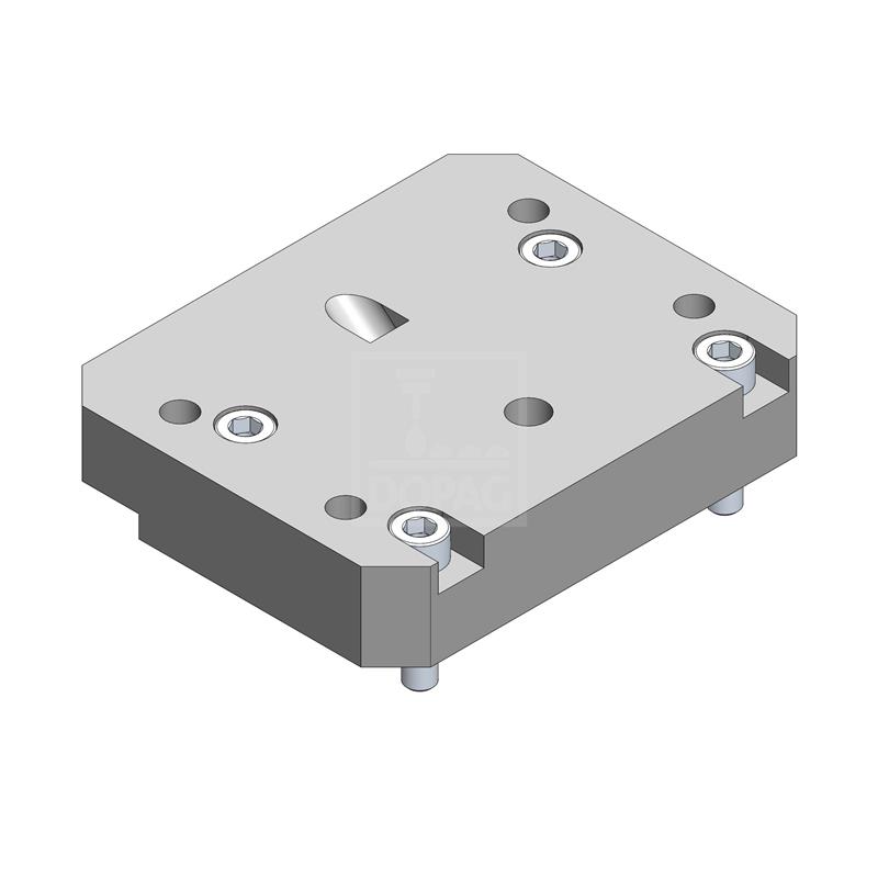 Dopag 1026308 Adaptor plate M6 (40x70 mm) to M8 (38x80 mm) Turkey