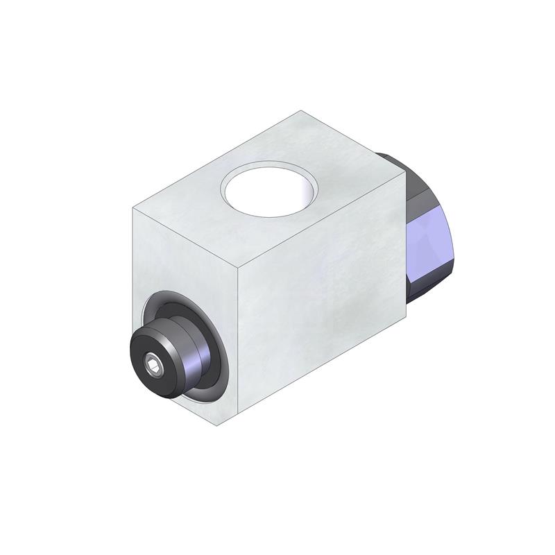 Dopag 403.05.48 Angle connection complete stainless 3/8