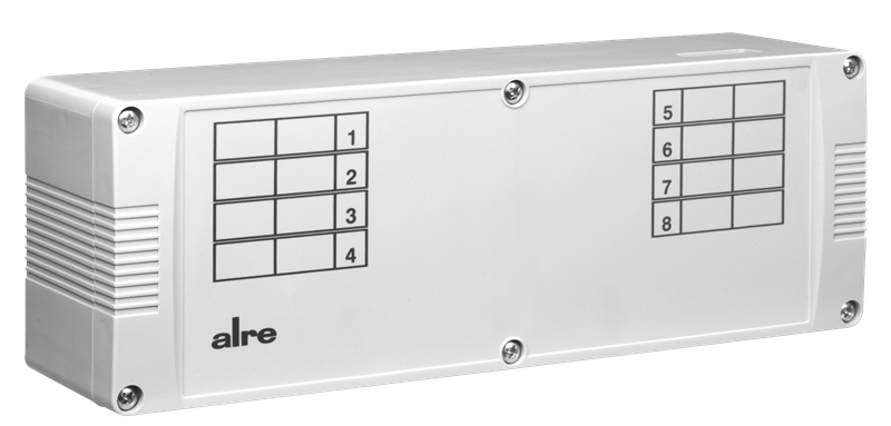Alre VOORL-318.009 Terminal strip, H/C changeover via external contact, max 8 room thermostats and 32 valve actuators, IP20 Turkey