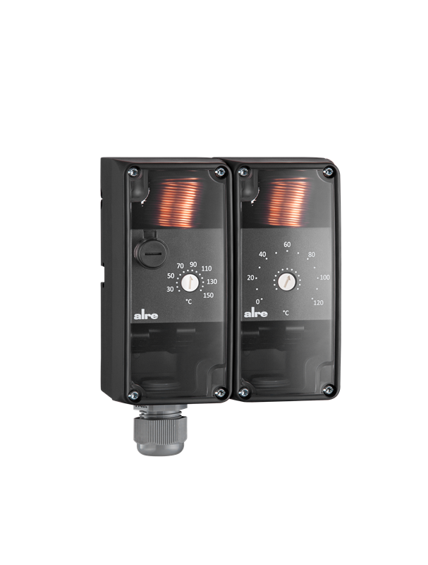Alre RTKSA-013.210 Universal capillary double thermostat, TW 0…120…°C, TB 20…150…°C, hysteresis TW=3K TB=-10…-15K Turkey