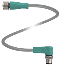 Pepperl+Fuchs V1-G-42-0,3M-PUR-ABG-V1-W-Y Connecting cable, M12 to M12, PUR cable, 4-pin, bridged, shielded Turkey