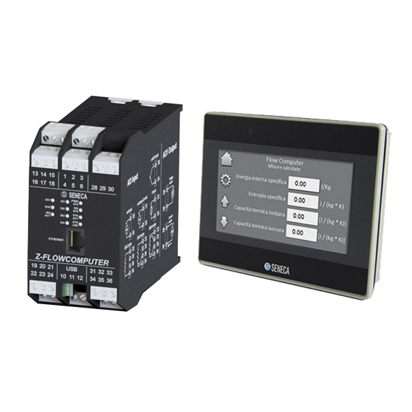Seneca Z-FLOWCOMPUTER Flow computer for liquids, vapors  and gas flow calculations with HMI 43