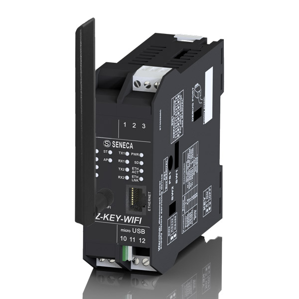Seneca Z-KEY-WIFI 2-port ModBUS industrial gateway / serial device server with Wi-Fi module Turkey