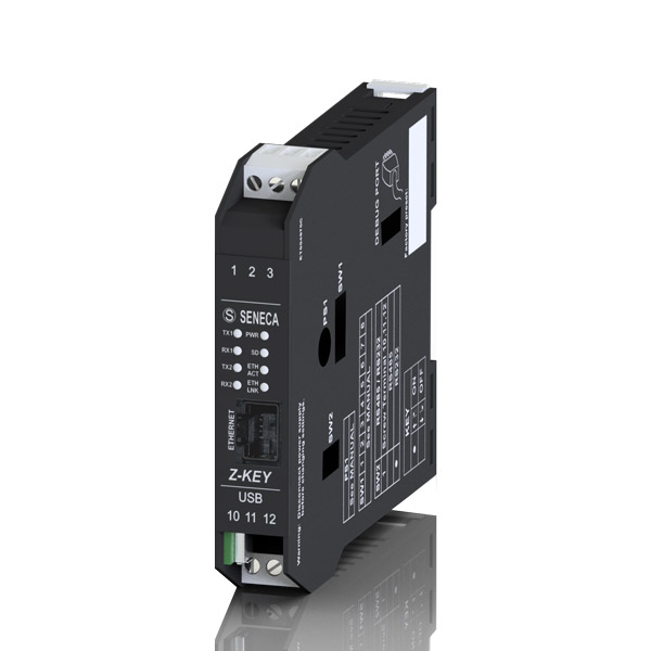 Seneca Z-KEY-0 (HW rev. A0/B0/C0/D0) 2-port ModBUS industrial gateway / serial device server Turkey