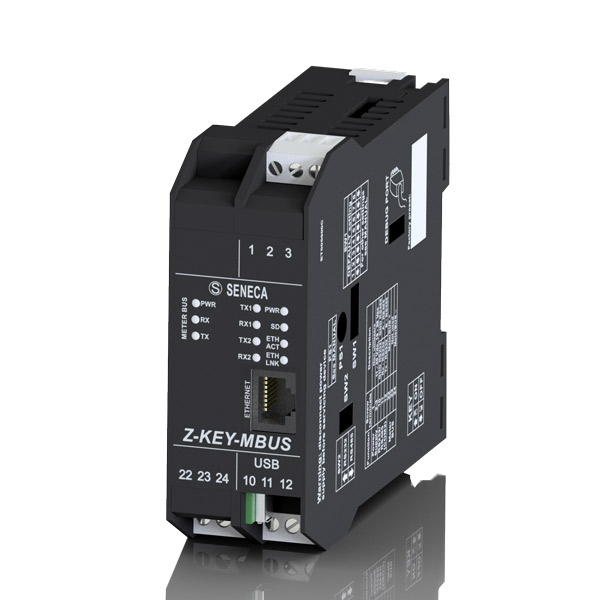 Seneca Z-KEY-MBUS (HW rev. A0) 2-port M-BUS  ModBUS RTU/TCP-IP gateway/protocol converter Turkey