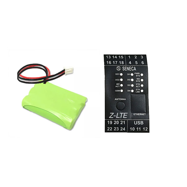 Seneca Z-LTE-BTT Replacement batteries and front label for Z-LTE Turkey