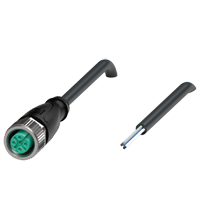 Pepperl+Fuchs V15-G-BK3M-PVC-U Female cordset single-ended M12 straight A-coded, 5-pin, PVC cable black, UL approved Turkey